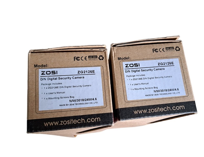 ZOSI D/N Digital Security Camera White NEW ZG2126E Lot 2 camera N/W/3018/24W/4.6 gallery