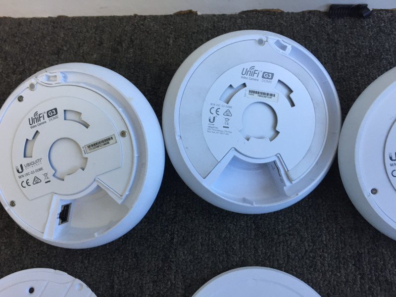 Lot of 3 Ubiquiti Networks UniFi UVC-G3-DOME 1080p Dome Security Camera gallery