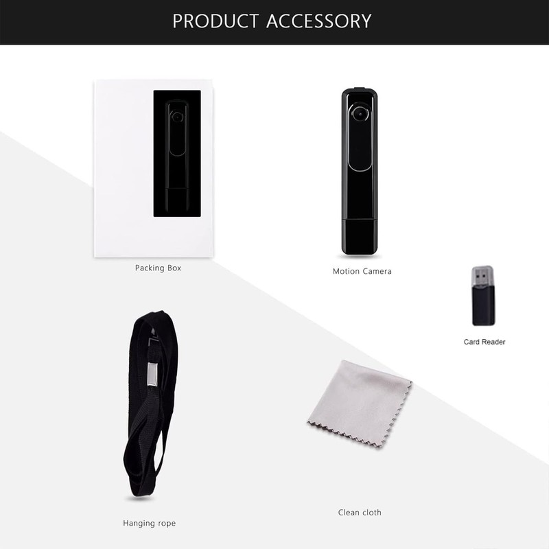 Mini Body Camera Portable Wearable Clip Pocket Cam Video Recorder 1080P gallery
