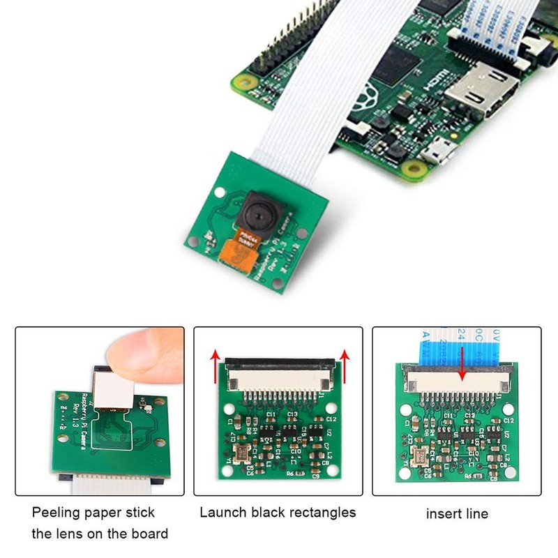 DORHEA Raspberry Pi Mini Camera Video Module 5 Megapixels 1080p camera, 1PCS gallery