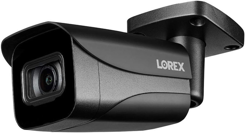 Lorex 4K Metal Bullet Camera – Poe Wired Home Security Add-On Camera – Motion De