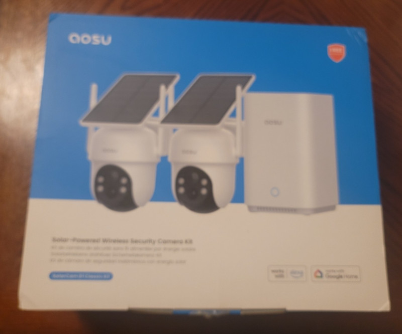 Ends 6/8 11PM PST AOSU 2 SolarCam Security Cameras with SmartHub gallery
