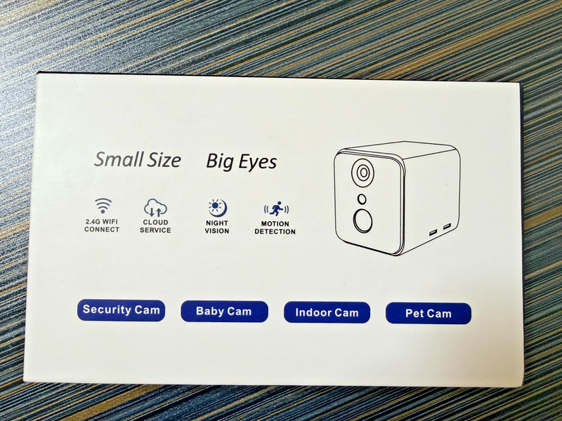 JAVISCAM Small Size Big Eyes Mini Camera Security Baby Live 4K FCC ID: 2A5FR-H5