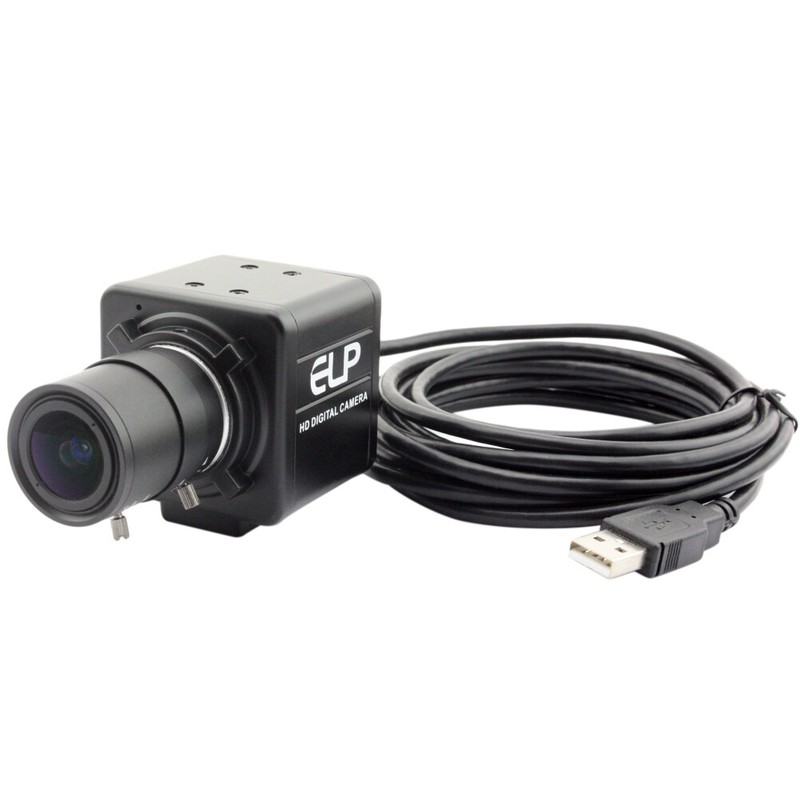 Varifocal Lens USB Webcam Mini Camera 2.8-12mm 4K HD Sony IMX317 USB with Camera gallery