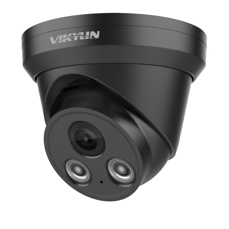 4K 8MP IP PoE AI Camera(Black),Security IP Turret Camera with 98ft EXIR2.0 Ni…