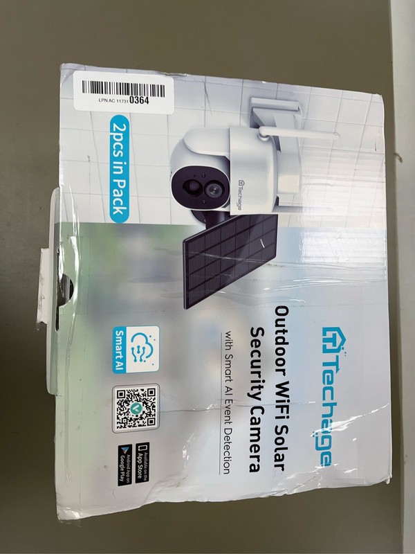 Solar Security Cameras Wireless Outdoor, 2K WiFi Cameras for Home Security, 360°