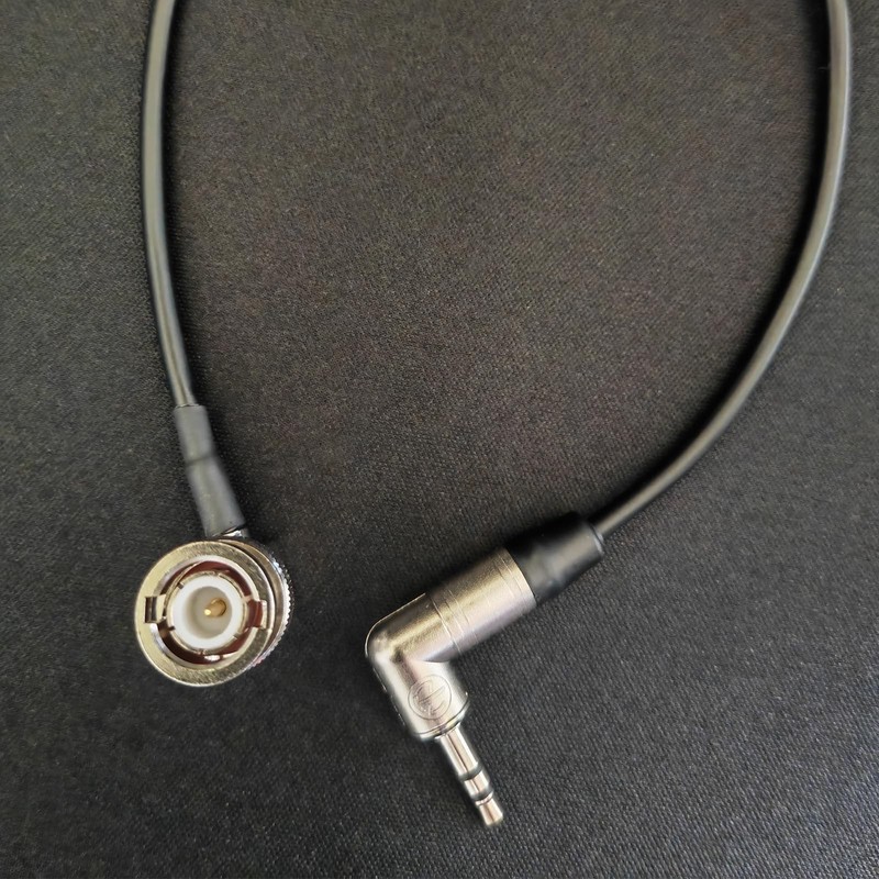 Tentacle Sync Timecode Cable 3.5 mm TRS Jack to BNC for ARRI AMIRA, for Canon... gallery