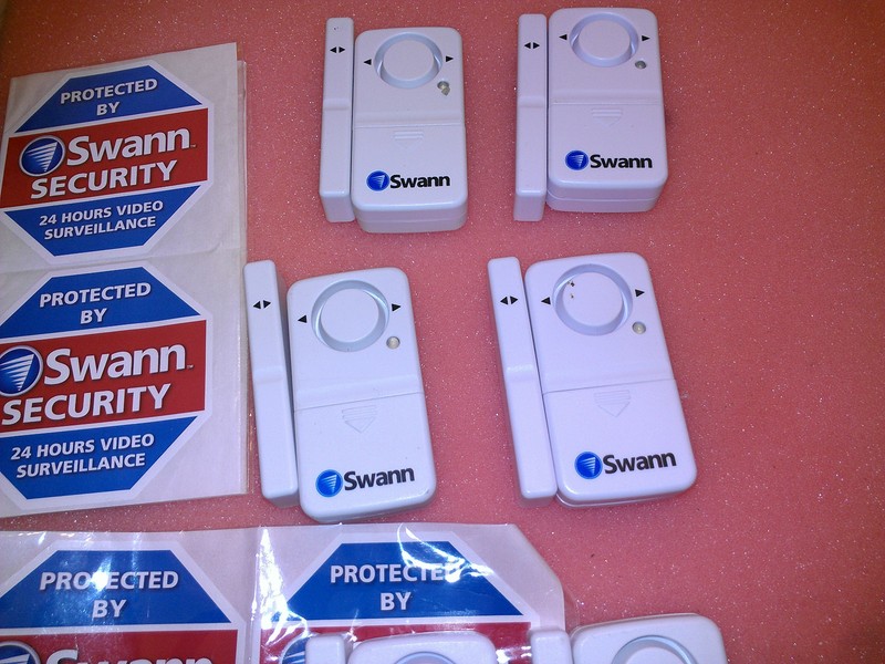 Lot of 8 Swann TM SW351-MDA Window & Door Magnetic Alarm Sensor #:SW351-MD2 gallery