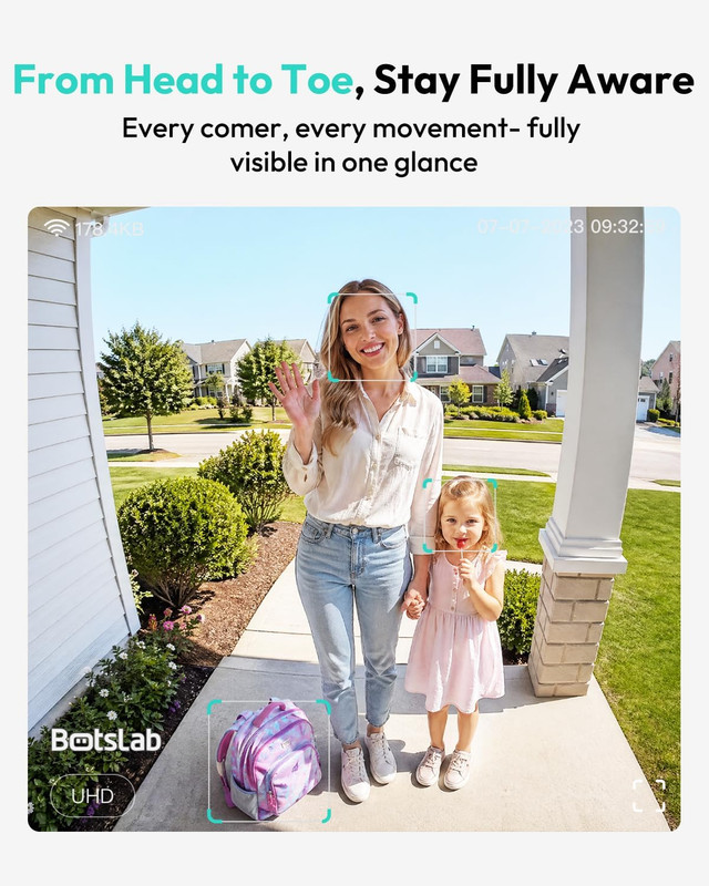 2K Doorbell Camera Wireless with Head-To-Toe View, No Monthly Fee, Video Doorbel gallery