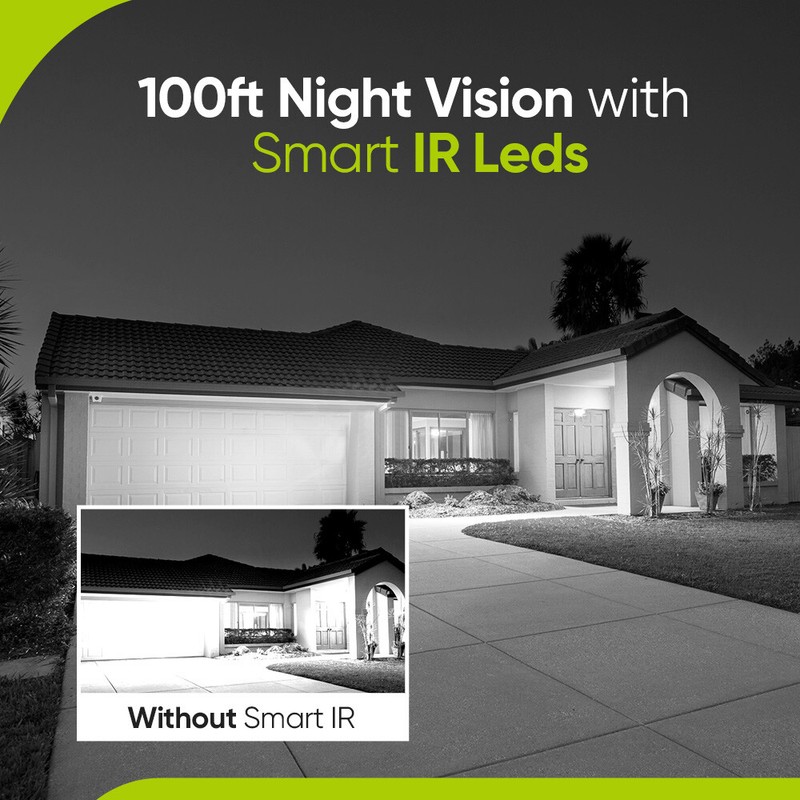 SANNCE Outdoor Dome 1080P CCTV Camera Outdoor IR Night for Home Secuirty System gallery