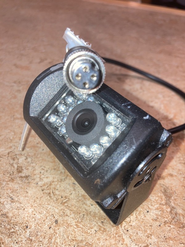 Security camera (unbranded) with four pin aircraft connector gallery