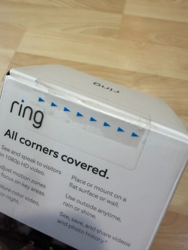 Ring Stick Up Cam Outdoor Wireless Security Camera - White gallery