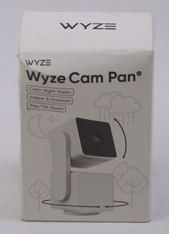 Genuine Wyze Pan V3 Cam Security Camera Indoor/Outdoor IP65 1080p Pan/Tilt/Zoom