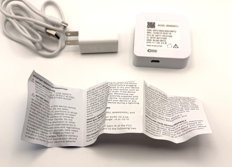 Blink Add-On Sync Module 2 Local Video Storage Hub with Power Cord & Adapter gallery