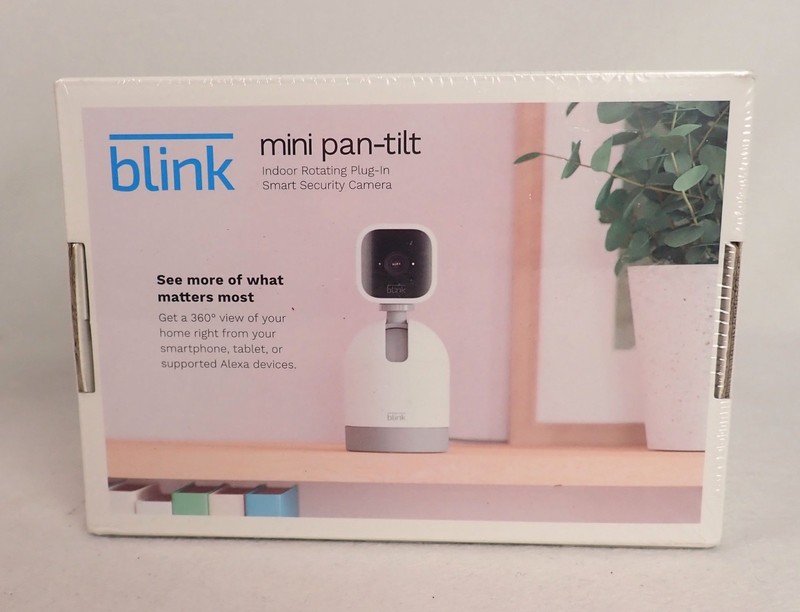 Blink Mini Pan-Tilt Rotating Indoor Plug-in Smart Security Camera, NEW/SEALED gallery