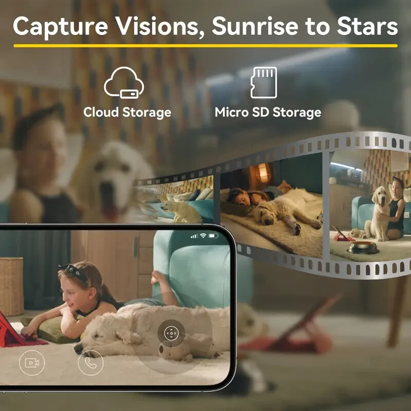 BoyKeep 2K WiFi Smart Camera / Indoor Pet & Baby Monitor | 360° Night Vision gallery