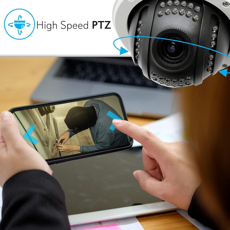 Outdoor IP Camera Optical Zoom - 960P HD Weatherproof Wireless Remote Home Wifi gallery