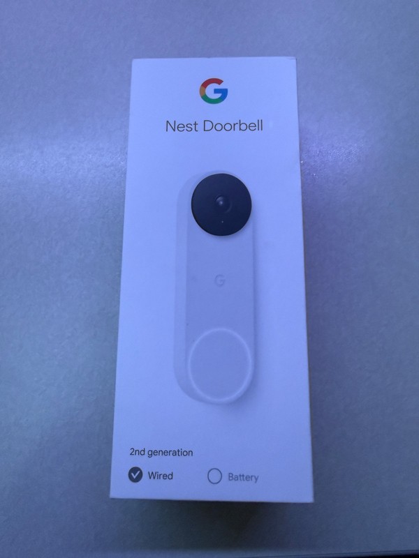 Google Nest Doorbell Snow 2nd Generation Wired HD Video