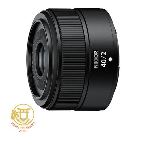 Nikon NIKKOR Z 40mm f/2 prime lens Z mount full-frame compatible black