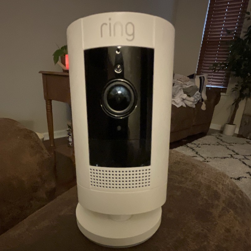 Ring Stick Up Cam Indoor Wireless Wi‑Fi IP Camera 1080p FHD Alexa White