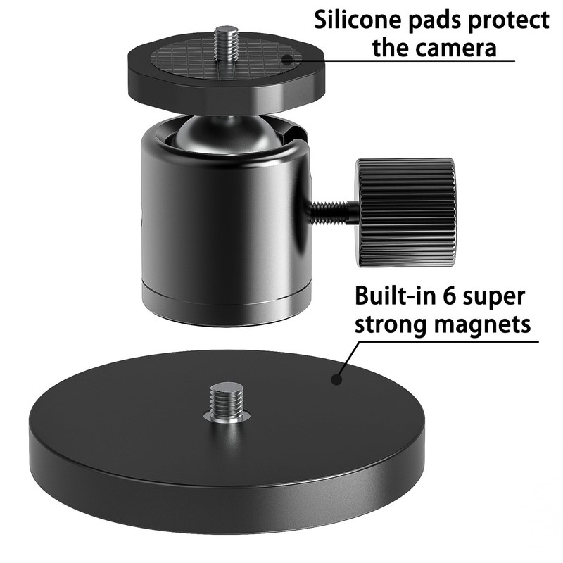 Camera Magnet Mount Wall Mount Stand Compatible with Arlo/Blink/Eufycam/Wyze/... gallery