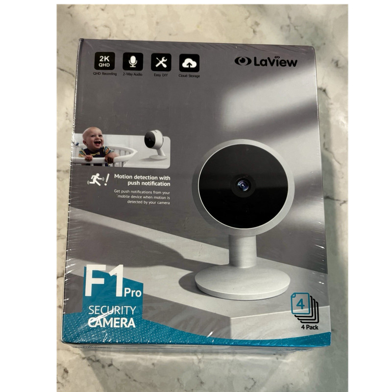 Brand new, never opened F1 Security Cameras (4-Pack)