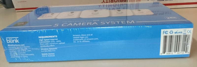Blink Indoor Home Security 5 Camera System HD Video Motion Detection FREE CLOUD gallery