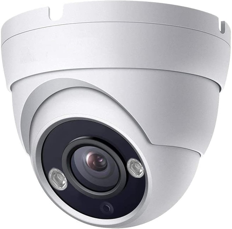 4K 8MP Lite Dome TVI CVI AHD Analog 4 in 1 CCTV Security Camera, 65ft IR Nigh…