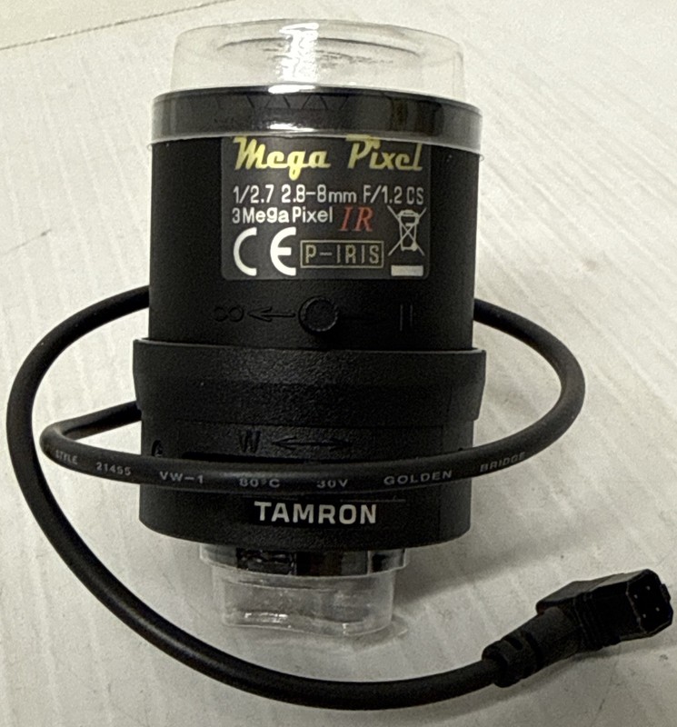 Tamron M13VP288IR 2.8-8mm F1.0 Varifocal DC Auto Iris IR CCTV Lens for Security gallery