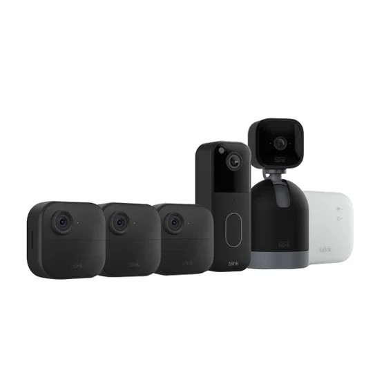 Blink Whole Home Security Camera Bundle – Doorbell, 3 Cameras 1750075 NEW