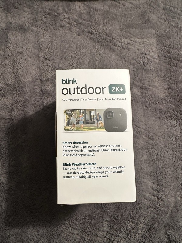 Blink Outdoor 2K+ 3-Camera Battery Wireless Kit w/ Sync Module, 2K Wi-Fi gallery