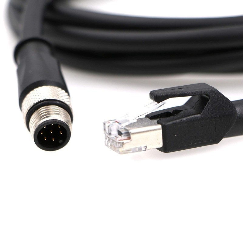 3M 9.8ft M12 8Pin ACode Male To RJ45 Ethernet Sensor Camera Cable DM300 gallery