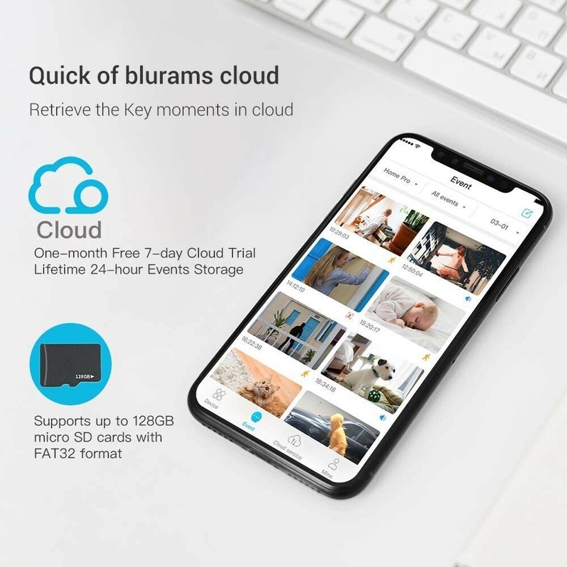 Security Camera 2K blurams Baby Monitor Dog Camera 360-degree for Home Securi... gallery