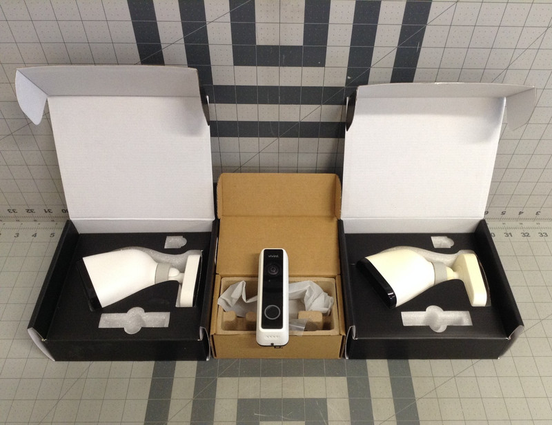 2 Vivint Outdoor Camera Pro Gen 1 VS-ODC300-WHT Plus Doorbell Camera Pro