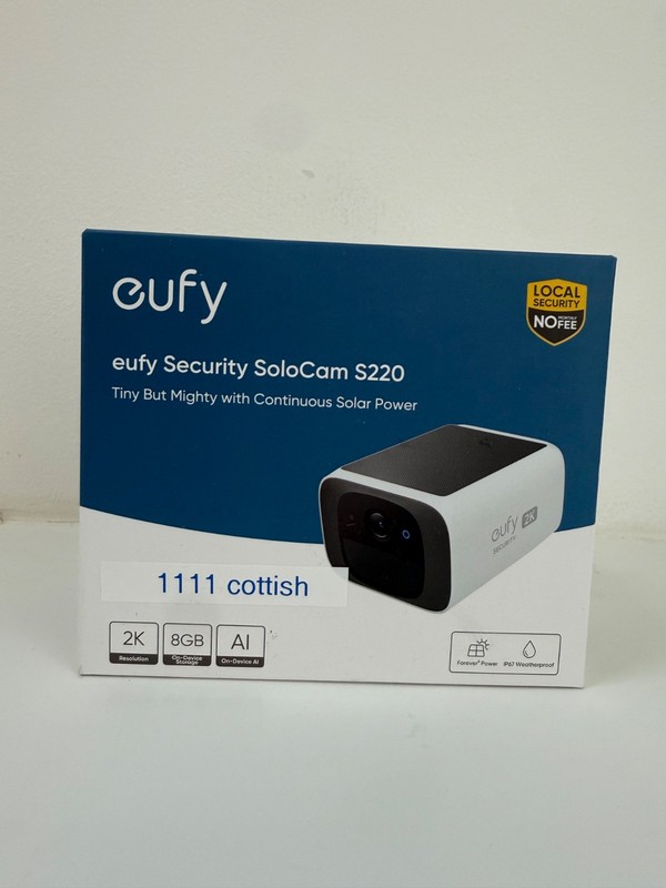 Security SoloCam S220 Condition: open box (tested-working) -Brand New
