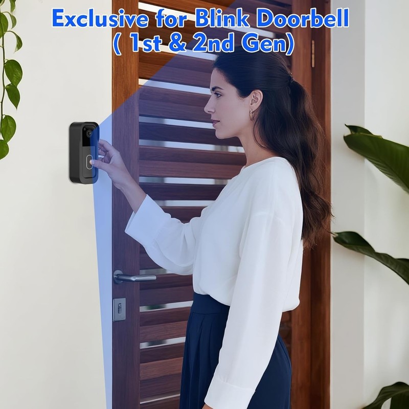 New Blink Video Doorbell Mount Wired/Wireless 2 Way Audio HD Video & Alexa New gallery