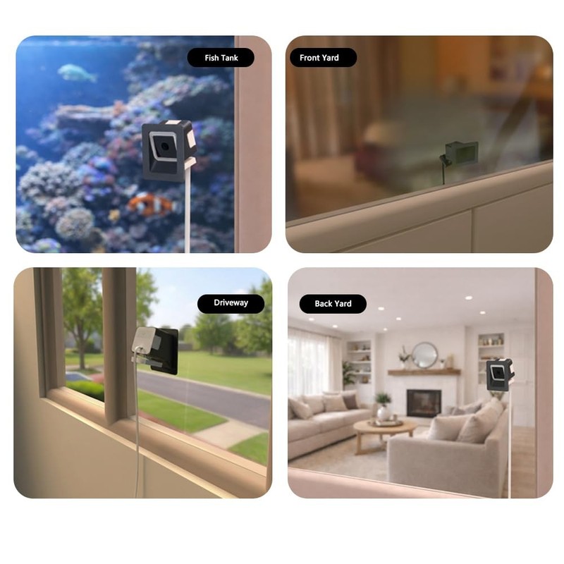 2 Pack Angled Window Mount for Wyze Window Camera Cam v4 v3 20 Degrees Tilt gallery