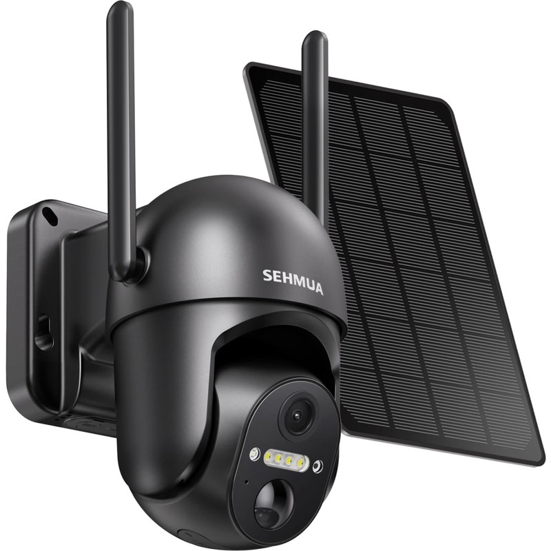 Wireless Outdoor Security Camera 2K Color Night Vision Motion Detection