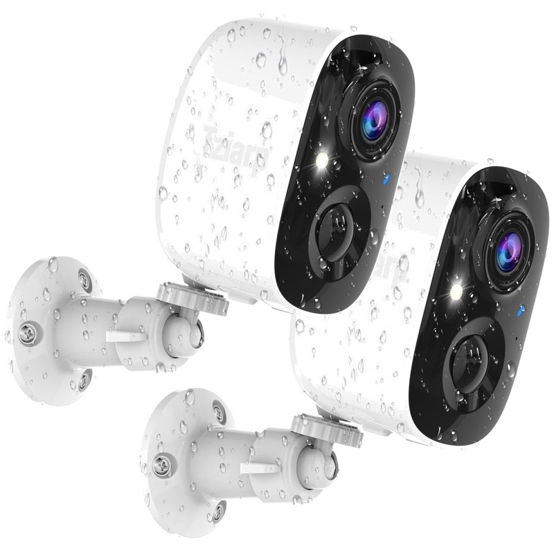 Smart AI Motion Detection Wireless Cameras, 2K Resolution
