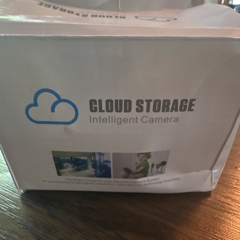 Cloud Storage Intelligent Camera Indoor Wi-Fi IP 1080p White Alexa/Google 64GB gallery
