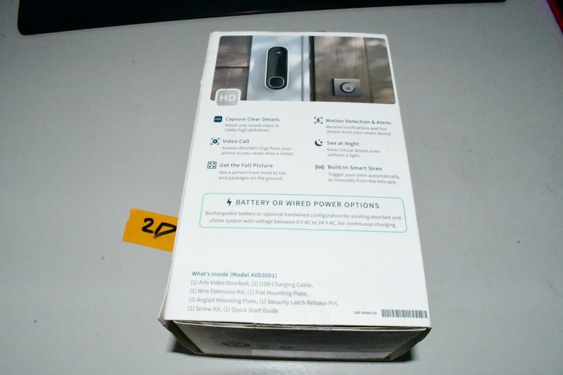 Arlo Video Doorbell (2nd Gen) HD (AVD3001) Sealed / new 2d gallery