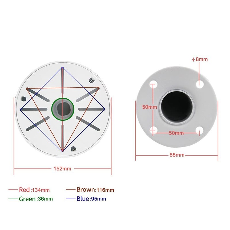 Security Camera Mount Bracket Universal Wall Mounting For CCTV Dome IP Camera gallery