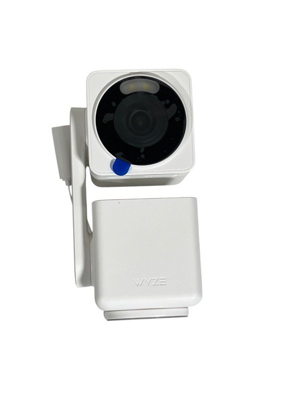 Wyze Cam Pan v4 4K UHD Indoor Outdoor Pan Tilt Security Camera White Open Box gallery