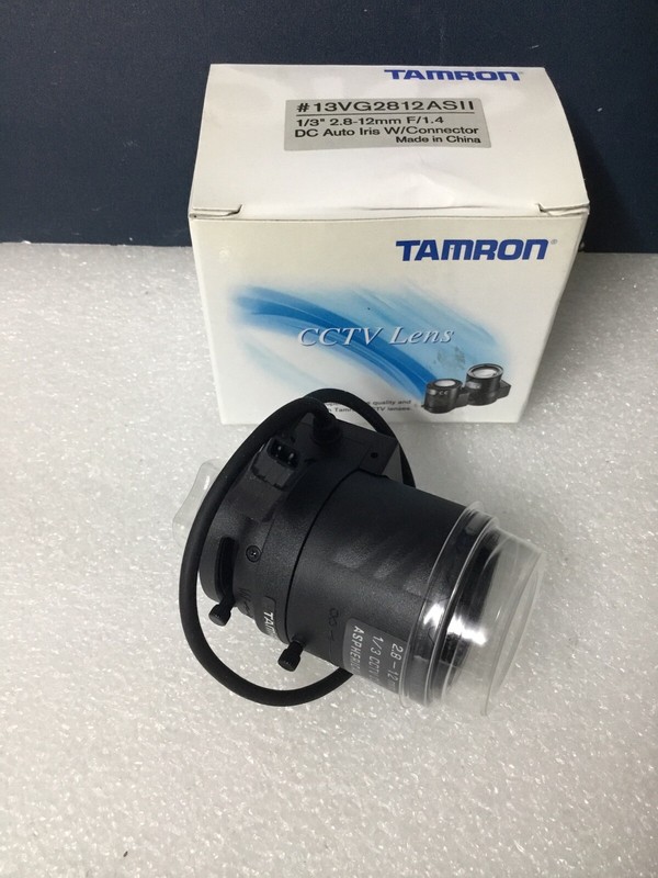 TAMRON 13VG2812ASll CCTV Varifocal Lens 2.8-12mm 1/3” F/1.4 CS DC Auto Iris NEW! gallery