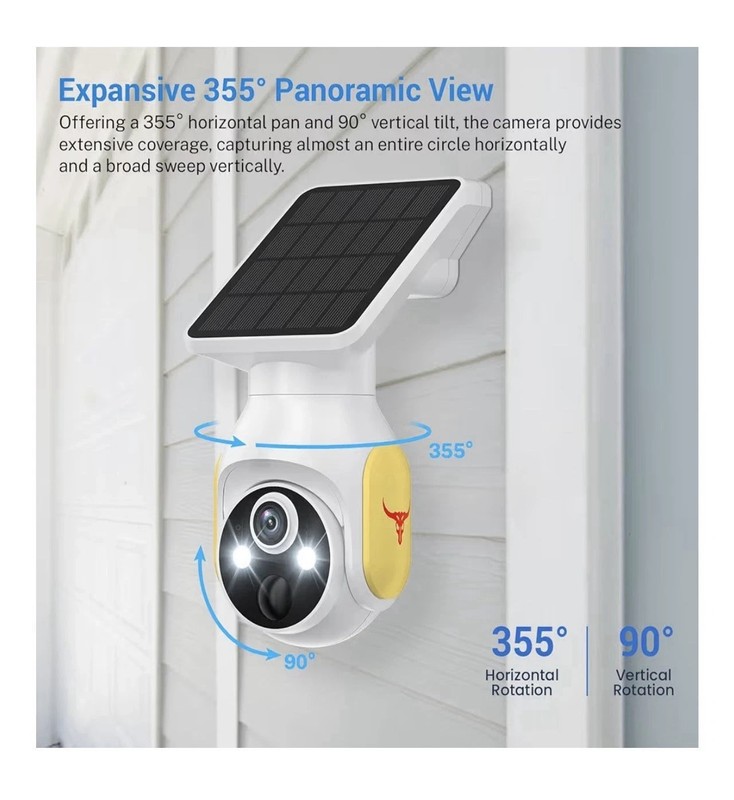 4G 1080p Security Camera Smart AI Human Detect Battery/Solar 2-Way Talk Pan/Tilt gallery