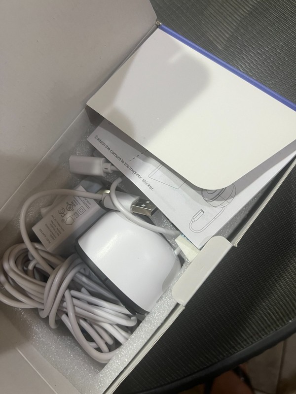 Infiya K1 2K No Drill Window Security Camera Open Box Never Used gallery