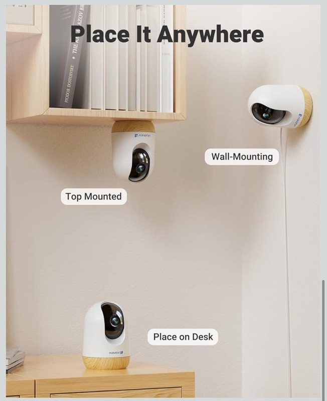 5MP Indoor Security Camera 4 Pack WiFi Pet Baby Monitor 5G/2.4G gallery