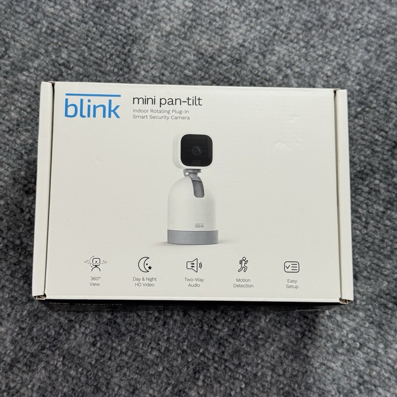 Blink Mini Pan-Tilt Rotating Indoor Plug-in Smart Security Camera, BRAND NEW gallery