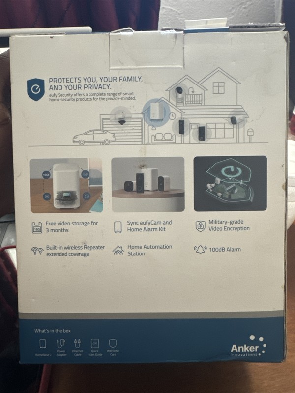 Eufy HomeBase 2 16Gb For Eufy Security Cameras Doorbell Alarm (HomeBase 2 Only) gallery