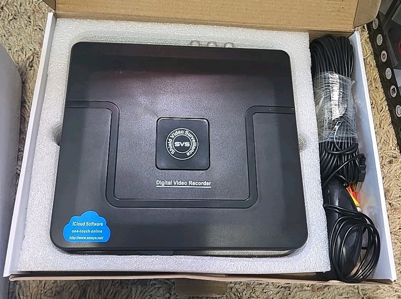 SVS Shield Surveillance 4x Cameras H.264 Security DVR 8-Channel SVS2400 No Hdd gallery
